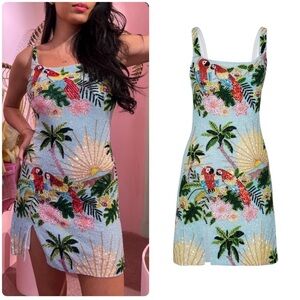 Oceanus Pandora Hand Beaded Dress